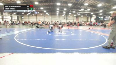 120 lbs Rr Rnd 3 - Brayden Buchanan, Journeymen Red - HSB vs Aiden Swink, 84 Athletes Black - HSB