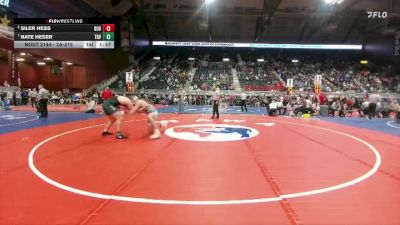 2A-215 lbs Quarterfinal - Nate Heser, Tongue River vs Siler Hess, Dubois