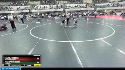 81-88 lbs Round 1 - Hazel Holden, Wisconsin Rapids vs Raegan Risler, Mondovi