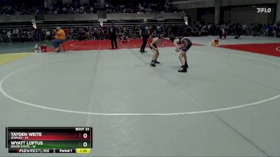 90 lbs Champ. Round 1 - Tayden Weite, Staples vs Wyatt Loftus, Dover-Eyota