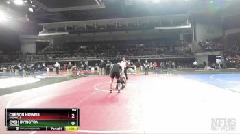 157 lbs Champ. Round 2 - Carson Howell, Vacaville vs Cash Byington, Sonora