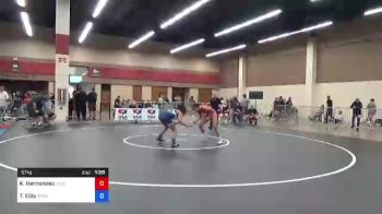 57 kg Consi Of 16 #1 - Katelynn Hernandez, Legends Of Gold Las Vegas vs Taylor Ellis, Standfast Wrestling Club