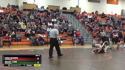 120 lbs Cons. Round 3 - Brady Carr, Northmor vs Cole Hughes, Crestview