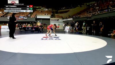 1st Place Match - Jay T Farrell, Spring Hills Wrestling vs Arto Khachatryan, Dethrone Wrestling Club