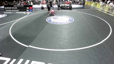 105 lbs Semis - Alistair Taylor, Spring Hills Wrestling vs Jayson Sanchez, Delta Wrestling Club