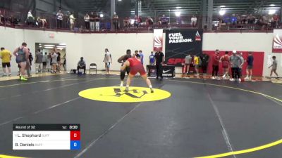 125 kg Round Of 32 - Logan Shephard, Buffalo Valley Regional Training Center vs Blake Daniels, Ruffin Trained Wrestling