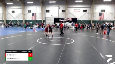 160 lbs 5th Place Match - Davis McIntyre, Hastings Wrestling Club vs Zacharias Keyser, Fairbury