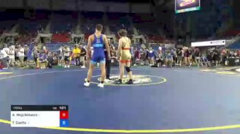 170 lbs Consi Of 16 #2 - Abraham Wojcikiewicz, Illinois vs Theron Castle, Iowa