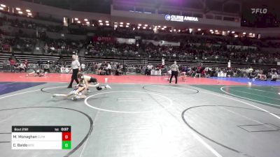 75 lbs Consi Of 16 #2 - Michael Monaghan, Olympic vs Christopher Baldo, Bitetto Trained Wrestling
