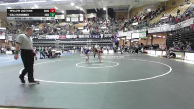 155 lbs Semifinal - Willow LaCrone, Humboldt HS vs Cali Wagoner, Oakley HS