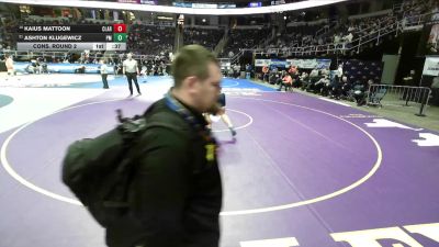 I-285 lbs Cons. Round 2 - Kaius Mattoon, Clarence vs Ashton Klugewicz, Patchogue-Medford