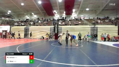 157 lbs Cons. Round 2 - Jordan New, Yorktown Wrestling Club vs Mazeed Ishola, Speedway High School