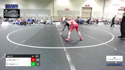 111 lbs Rr Rnd 4 - Jaxson Boucher, Michigan Premier WC - (A) vs Noah Cooper, MWC Wrestling Academy