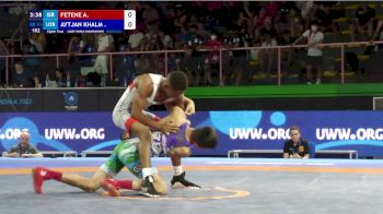 51 kg 1/8 Final - Amare Fetene, Israel vs Aytjan Khalmakhanov, Uzbekistan
