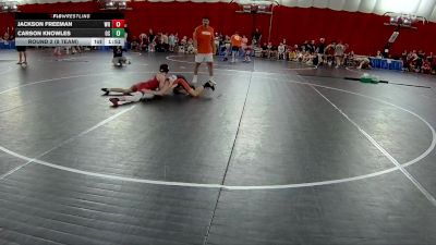 106 lbs Round 2 (8 Team) - Jackson Freeman, Wisconsin Rapids vs Carson Knowles, Oswego