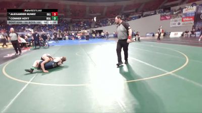 5A Boys 106 lbs 3rd Place Match - Conner Hoyt, West Albany Boys vs Alexander Nunez, Dallas Boys