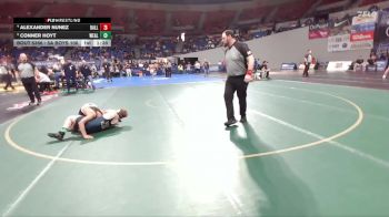 5A Boys 106 lbs 3rd Place Match - Conner Hoyt, West Albany Boys vs Alexander Nunez, Dallas Boys