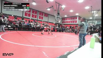 195 lbs Round Of 32 - Malakai Campbell, Bookert T Washington vs Hunter Thorn, Broken Arrow Jh
