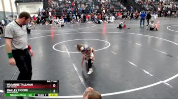 44-49 lbs 5th Place Match - Oakley Moore, Dorchester vs Vivianne Tallman, Top Notch