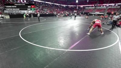 190 lbs Champ. Rd Of 16 - Kaden Roth, Neenah vs Chetan Malkan, Waukesha West