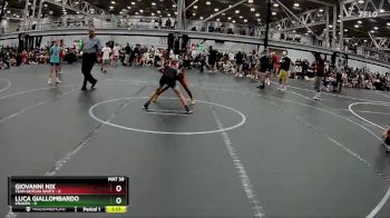 76 lbs Round 4 (8 Team) - Giovanni Nix, Team Gotcha White vs Luca Giallombardo, Kraken