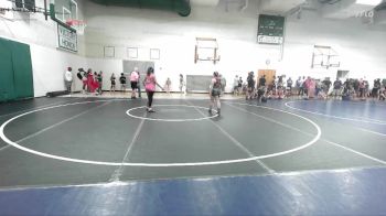 110-120 lbs Champ. Round 1 - Alexia Glover, Petersburg (PORTA) vs Lailah Vaughn, Streator