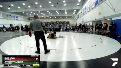 175 lbs Champ. Round 1 - Kyle Yoon, Fullerton vs Anthony Vasquez, 5th Sun WC