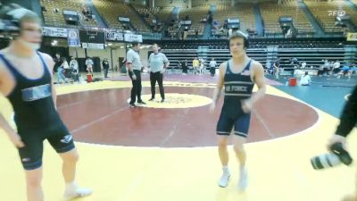 125 lbs Semifinal - Cadyn Coyle, Nebraska-Kearney vs Bradley Patterson, Air Force Prep