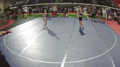100 lbs Quarters - Boston Brindley, Utah vs Brylure Schafer, Montana