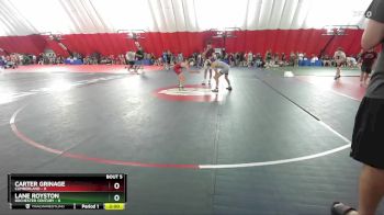 106 lbs Round 2 (6 Team) - Lane Royston, Rochester Century vs Carter Grinage, Cumberland