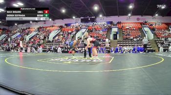 215 lbs Quarterfinals (8 Team) - Max Bigard, Lowell HS vs Derek Estrada, Warren Woods-Tower HS