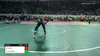 4A-170 lbs Quarterfinal - Kale Visnieski, Weatherford vs Nkosi Logan, McLain