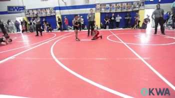 67 lbs Consolation - Ollie Page, Fort Gibson Youth Wrestling vs Mijo Hart, Unattached
