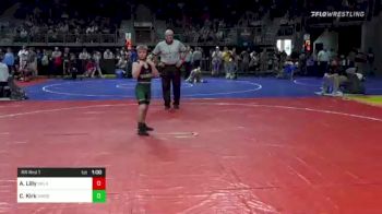 82 lbs Rr Rnd 1 - Austin Lilly, Oklahoma Wrestling Academy vs Carson Kirk, Warsaw Wildcat Wrestling