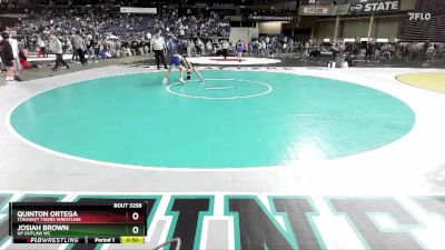 88 lbs Cons. Round 2 - Josiah Brown, UP Outlaw WC vs Quinton Ortega, Tonasket Tigers Wrestling