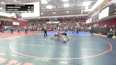 134 lbs Cons. Round 3 - Silven Yoder, Arcata vs Vincent Ramirez, Liberty