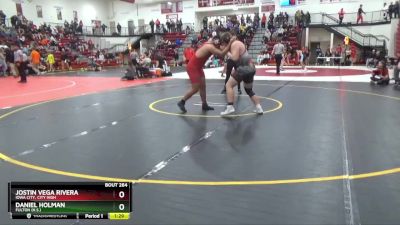 215 lbs Cons. Semi - Jostin Vega Rivera, Iowa City, City High vs Daniel Holman, Fulton (H.S.)