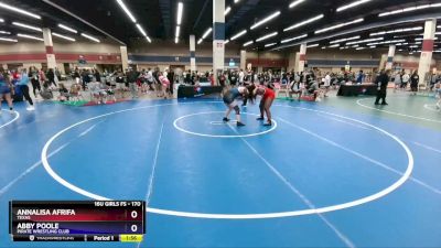 170 lbs Quarterfinal - Annalisa Afrifa, Texas vs Abby Poole, Pirate Wrestling Club