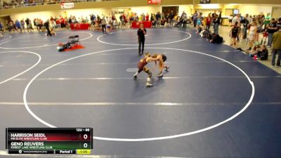 86 lbs Cons. Round 2 - Geno Reuvers, Forest Lake Wrestling Club vs Harrison Seidl, MN Elite Wrestling Club