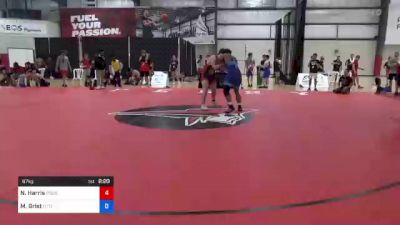 87 kg Round Of 32 - Noah Harris, Cougar Wrestling Club vs Marcus Grist, O Town Wrestling Club