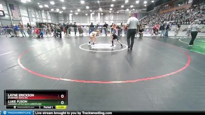 63-63 lbs Round 3 - Layne Erickson, Basement Boys WC vs Luke Fuson, Lakeside Little Guys Wrestling