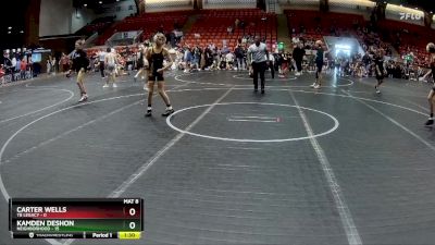 84 lbs Round 3 (6 Team) - Kamden Deshon, Neighborhood vs Carter Wells, TB Legacy