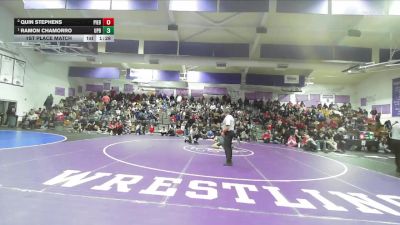 Boys 159 lbs 1st Place Match - Ramon Chamorro, UPrep Boys vs Quin Stephens, Pierce Boys