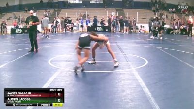 90 lbs 7th Place Match - Austin Jacobs, Grand Haven vs Javier Salas III, Bulldog Premier Wrestling Club