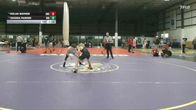 106 lbs 1st Place Match - Nolan Mather, Grizzly Wrestling Club vs Takoda Parker, Blacksburg High School