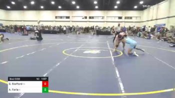 160 lbs Prelims - Gabriel Stafford, PA vs Aidan Faria, RI