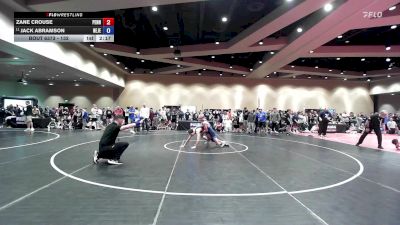 132 lbs Cons. Round 3 - Zane Crouse, Pennsylvania vs Jack Abramson, New Jersey