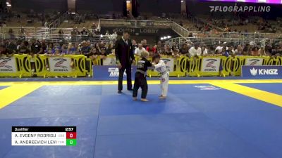 AYDEN EVGENY RODRIGUEZ vs ALEKSANDR ANDREEVICH LEVIN 2022 Pan Kids Jiu-Jitsu IBJJF Championship