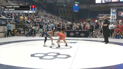 100 lbs Cons. Sub-quarters - Audrey Moore, Texas vs Sky Ramos, Hawaii