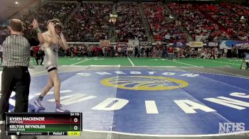 3A 113 lbs 1st Place Match - Kelton Reynolds, Snake River vs Kysen Mackenzie, Fruitland